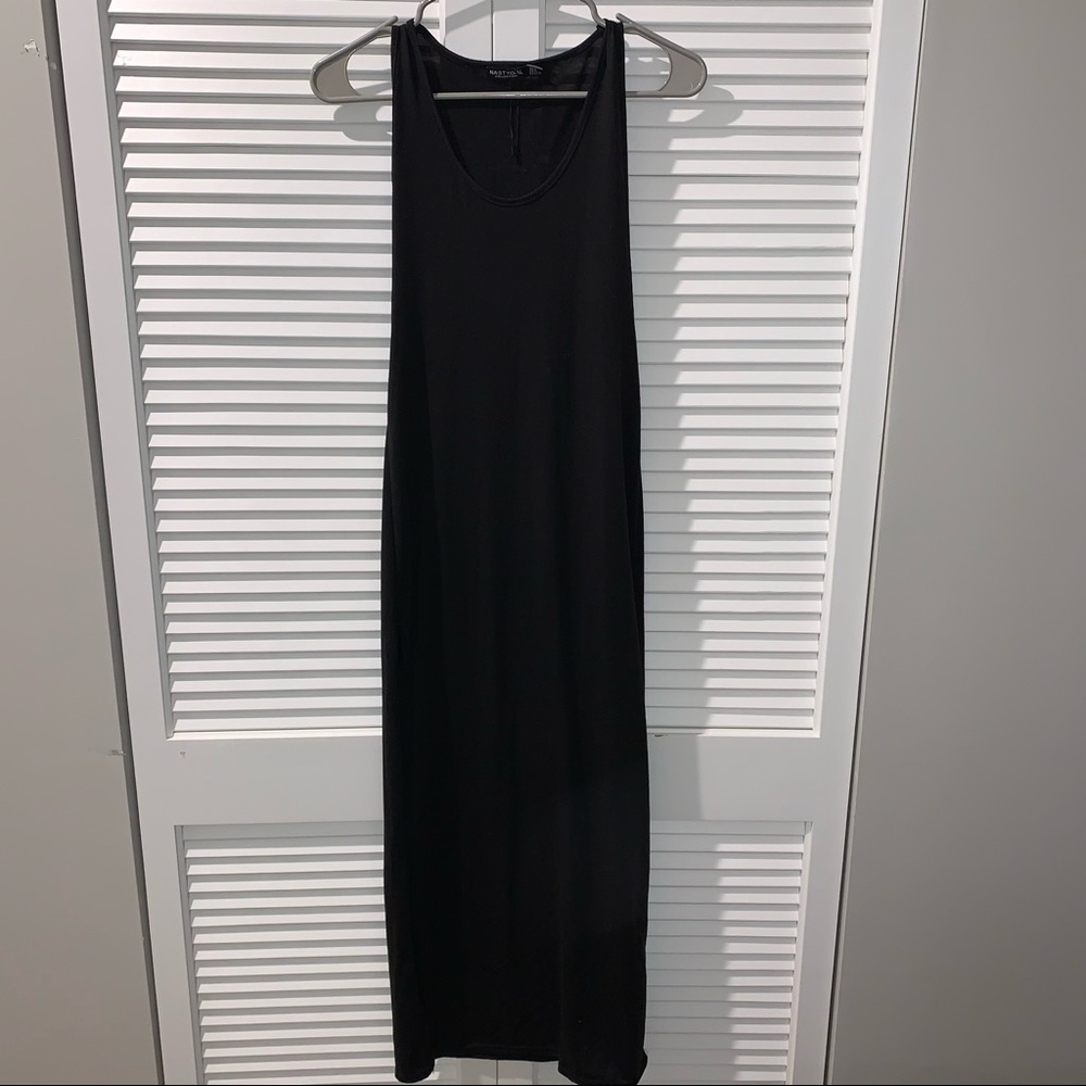 Midi black dress